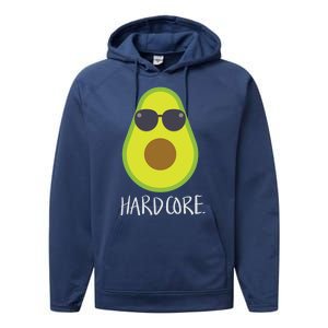 Hardcore Mexican Avocado Gangster Performance Fleece Hoodie