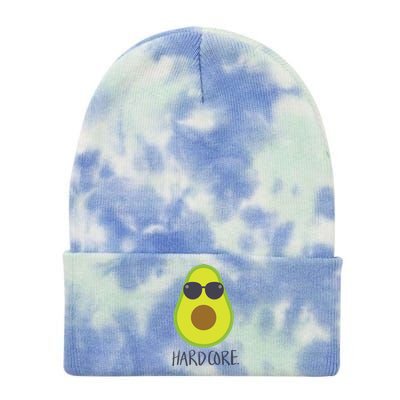 Hardcore Mexican Avocado Gangster Tie Dye 12in Knit Beanie