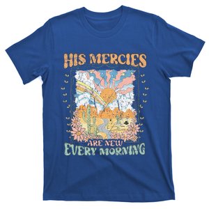 His Mercies Are New Every Morning Bible Verse Christian T-Shirt