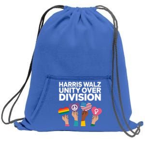 Harriswalz Moving America Forward With Unity Meaningful Gift Sweatshirt Cinch Pack Bag