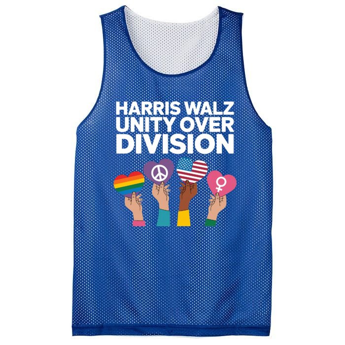 Harriswalz Moving America Forward With Unity Meaningful Gift Mesh Reversible Basketball Jersey Tank