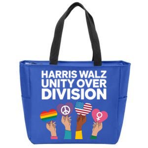 Harriswalz Moving America Forward With Unity Meaningful Gift Zip Tote Bag