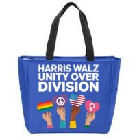 Harriswalz Moving America Forward With Unity Meaningful Gift Zip Tote Bag