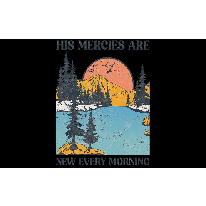 His Mercies Are New Every Morning Bible Verse Christian Bumper Sticker