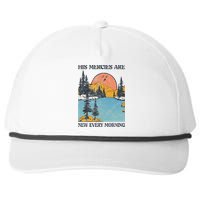 His Mercies Are New Every Morning Bible Verse Christian Snapback Five-Panel Rope Hat