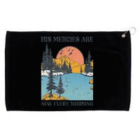 His Mercies Are New Every Morning Bible Verse Christian Grommeted Golf Towel