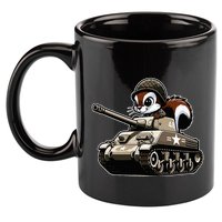Humorous Military Animal Veteran Squirrel 11oz C Handle Ceramic Mug
