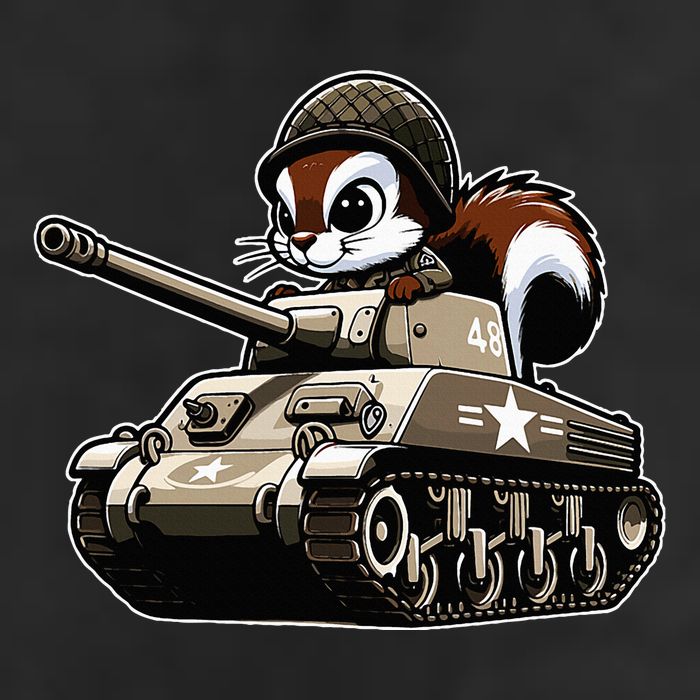 Humorous Military Animal Veteran Squirrel 11oz C Handle Ceramic Mug