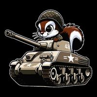 Humorous Military Animal Veteran Squirrel Wool Snapback Cap