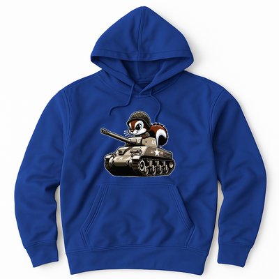 Humorous Military Animal Veteran Squirrel Hoodie