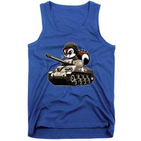 Humorous Military Animal Veteran Squirrel Tank Top