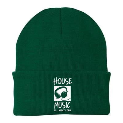 House Music All Night Long DJ Knit Cap Winter Beanie