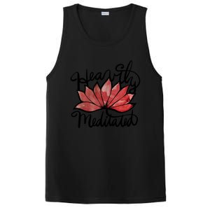 Heavily Meditated Artwork Fun Lotus Flower Gift PosiCharge Competitor Tank