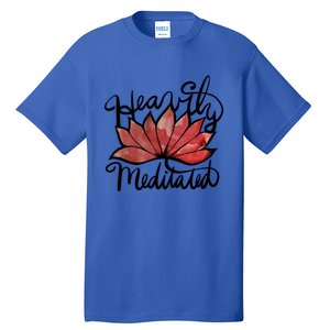 Heavily Meditated Artwork Fun Lotus Flower Gift Tall T-Shirt