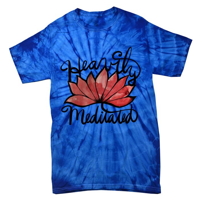 Heavily Meditated Artwork Fun Lotus Flower Gift Tie-Dye T-Shirt