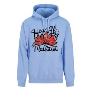 Heavily Meditated Artwork Fun Lotus Flower Gift Unisex Surf Hoodie