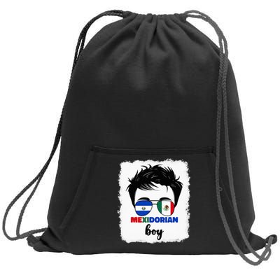 Half Mexican And Salvadorian Mexico El Salvador Sweatshirt Cinch Pack Bag