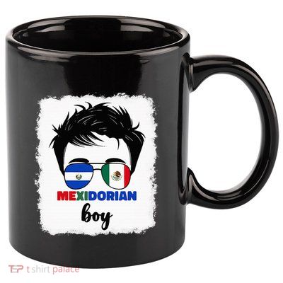 Half Mexican And Salvadorian Mexico El Salvador 11oz C Handle Ceramic Mug