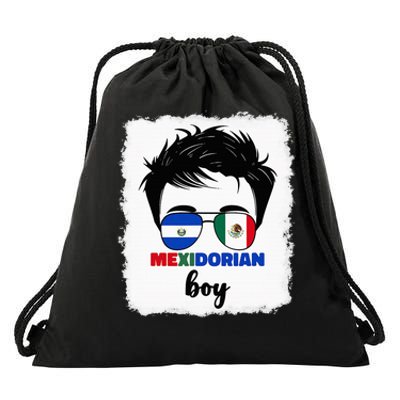 Half Mexican And Salvadorian Mexico El Salvador Drawstring Bag