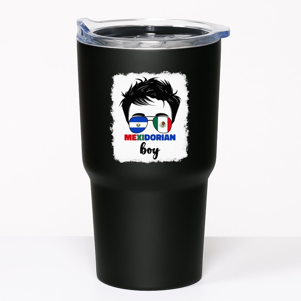 Half Mexican And Salvadorian Mexico El Salvador Tumbler