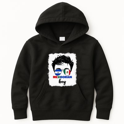 Half Mexican And Salvadorian Mexico El Salvador Kids Hoodie