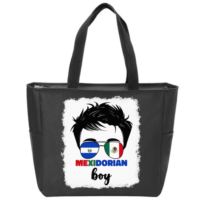 Half Mexican And Salvadorian Mexico El Salvador Zip Tote Bag