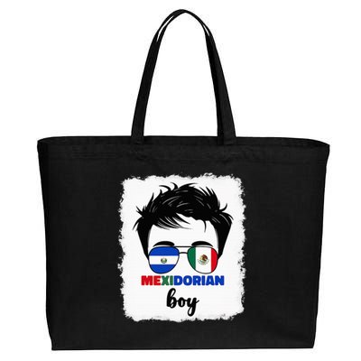 Half Mexican And Salvadorian Mexico El Salvador Cotton Canvas Jumbo Tote