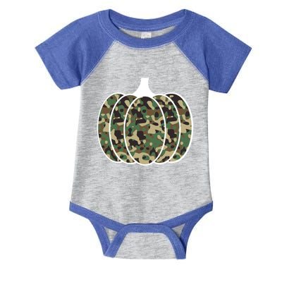 Hunting Mom And Son Matching Camo Pumpkin Autumn Great Gift Infant Baby Jersey Bodysuit