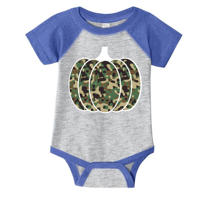 Hunting Mom And Son Matching Camo Pumpkin Autumn Great Gift Infant Baby Jersey Bodysuit