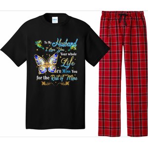 Husband My Angel Honoring Memories Of My Husband In Heaven Gift Pajama Set