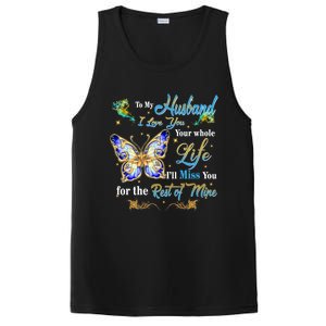 Husband My Angel Honoring Memories Of My Husband In Heaven Gift PosiCharge Competitor Tank