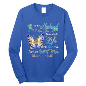 Husband My Angel Honoring Memories Of My Husband In Heaven Gift Long Sleeve Shirt