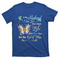 Husband My Angel Honoring Memories Of My Husband In Heaven Gift T-Shirt