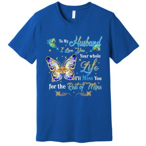 Husband My Angel Honoring Memories Of My Husband In Heaven Gift Premium T-Shirt