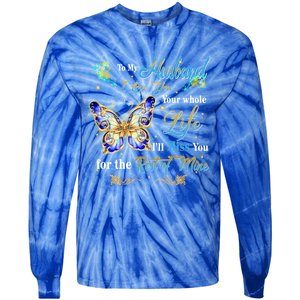 Husband My Angel Honoring Memories Of My Husband In Heaven Gift Tie-Dye Long Sleeve Shirt