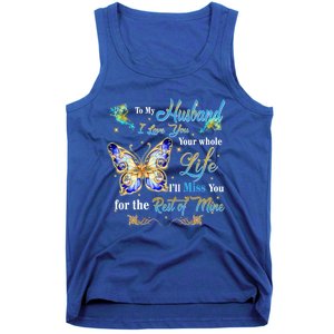 Husband My Angel Honoring Memories Of My Husband In Heaven Gift Tank Top