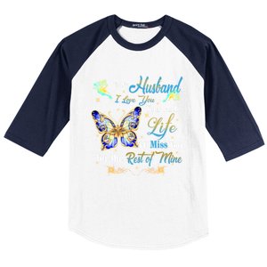 Husband My Angel Honoring Memories Of My Husband In Heaven Gift Baseball Sleeve Shirt