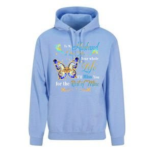 Husband My Angel Honoring Memories Of My Husband In Heaven Gift Unisex Surf Hoodie