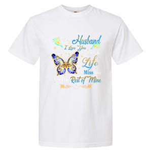 Husband My Angel Honoring Memories Of My Husband In Heaven Gift Garment-Dyed Heavyweight T-Shirt