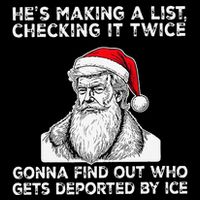 HeS Making A List Checking It Twice Gonna Find Out Who Gets 16 in Basic Backpack
