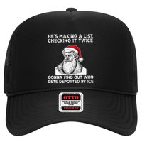 HeS Making A List Checking It Twice Gonna Find Out Who Gets Trucker Hat