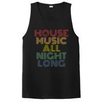 House Music All Night Long Techno Rave EDM Clubbing PosiCharge Competitor Tank