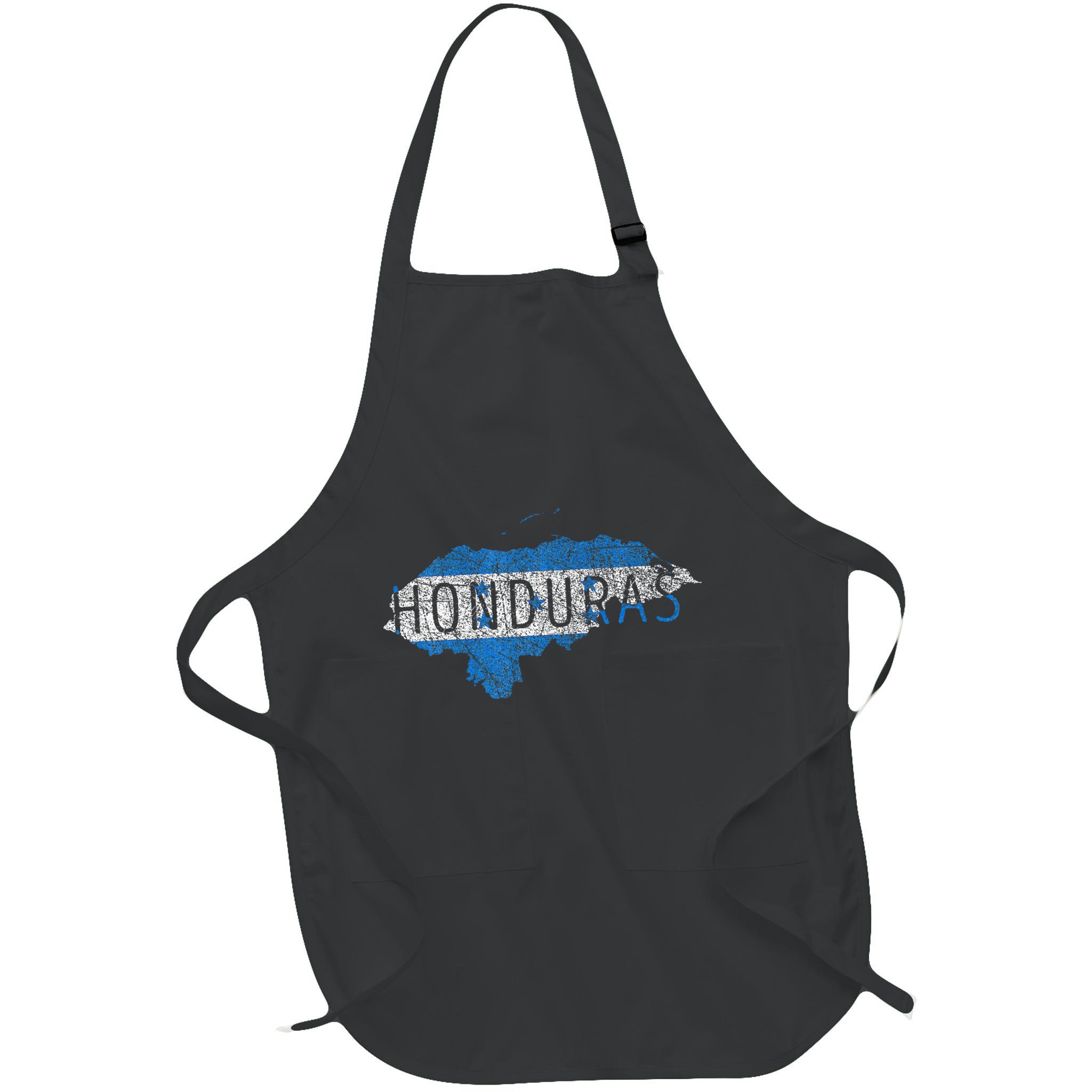 Honduran Map And Flag Souvenir Distressed Honduras Apron