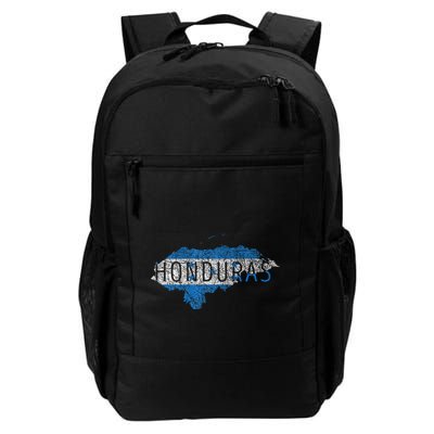 Honduran Map And Flag Souvenir Distressed Honduras Backpack
