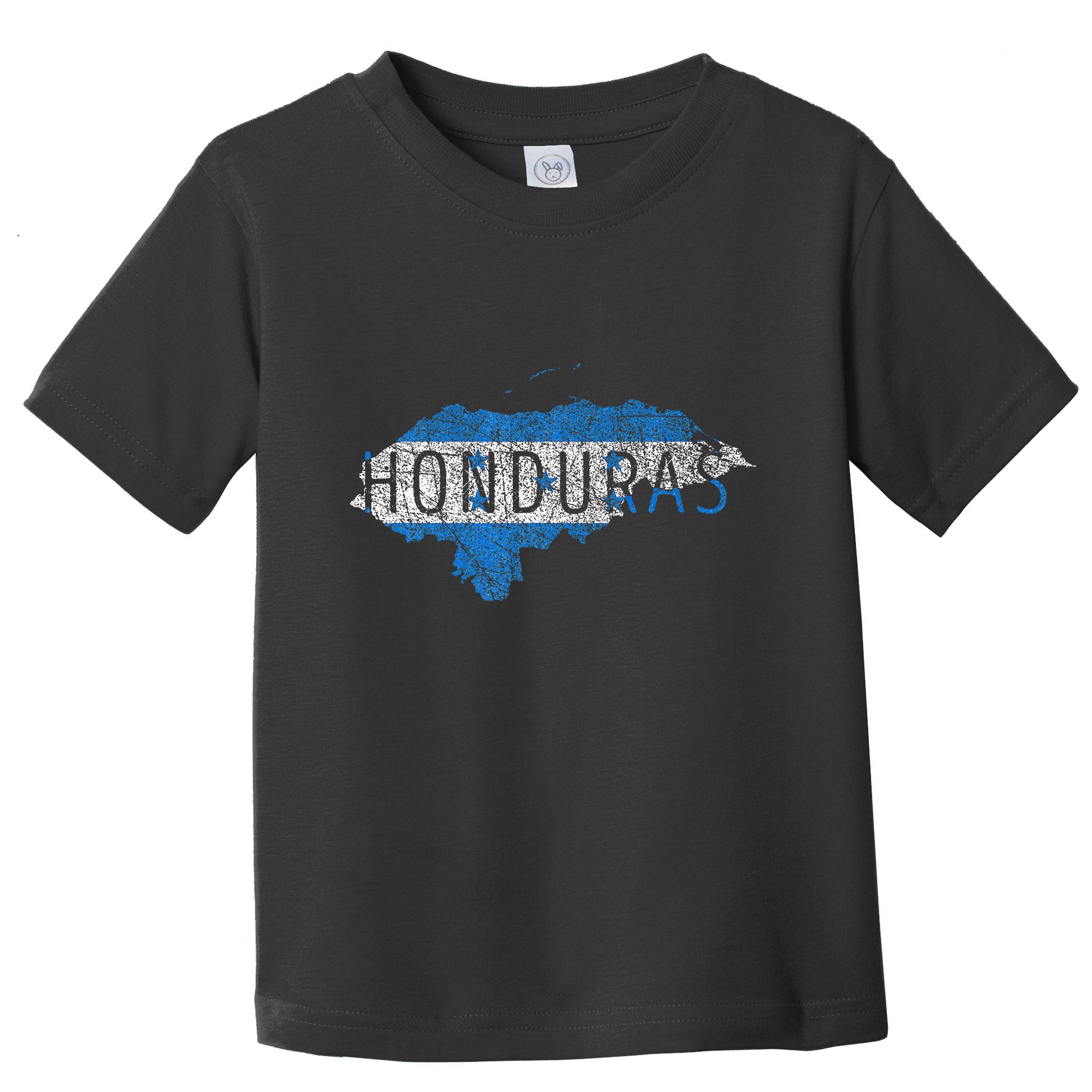Honduran Map And Flag Souvenir Distressed Honduras Toddler T-Shirt