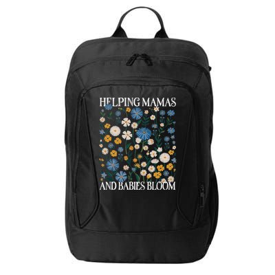 Helping Mamas And Babies Bloom Wildflowers Floral Boho City Backpack