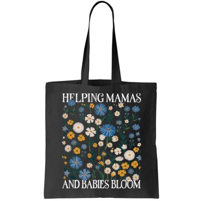 Helping Mamas And Babies Bloom Wildflowers Floral Boho Bag