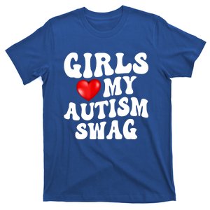 Heart My Autism Swag Funny Love My Autism Swag Gift T-Shirt