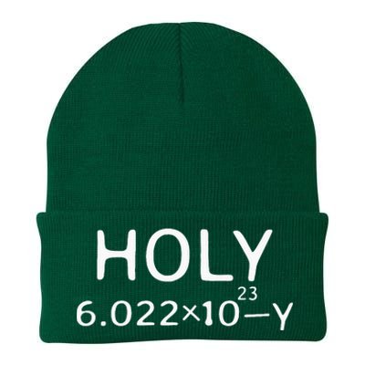 Holy Moley Avogadro Mole Carbon Funny Chemistry Knit Cap Winter Beanie