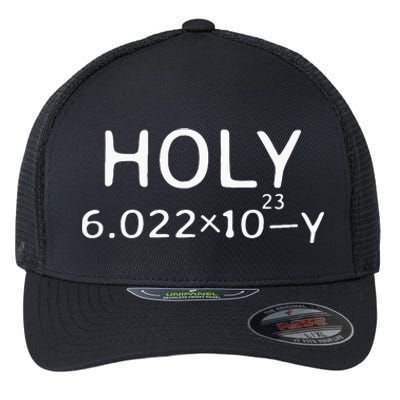 Holy Moley Avogadro Mole Carbon Funny Chemistry Flexfit Unipanel Trucker Cap